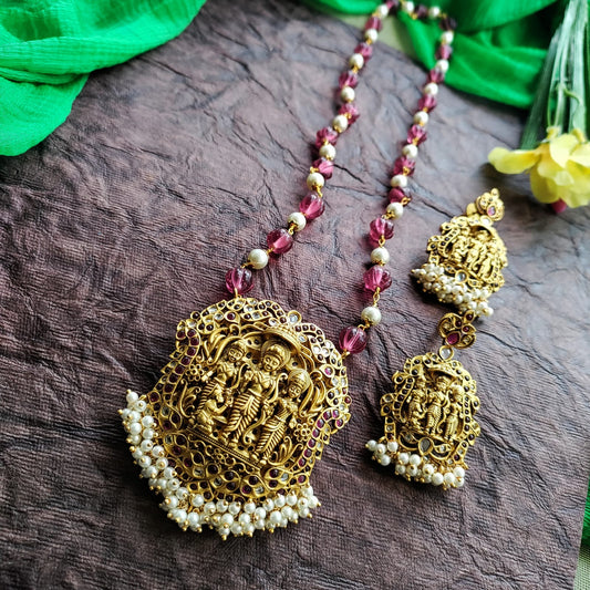 Ram Parivar pendant Long Necklace