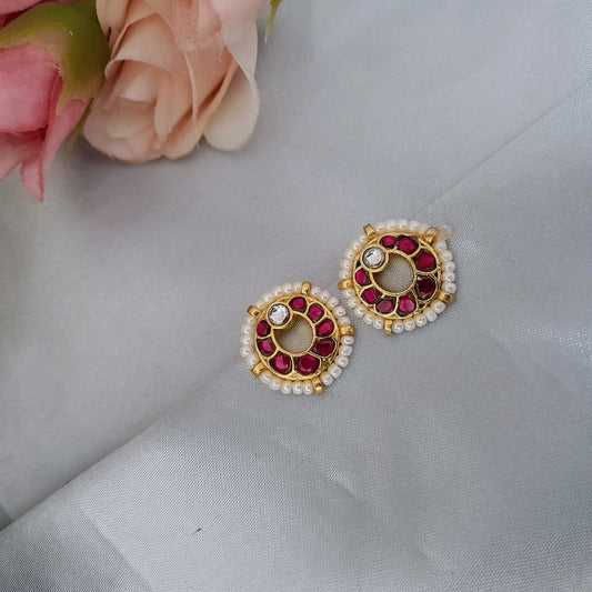 Jadau earcuff - Round/Bugadi