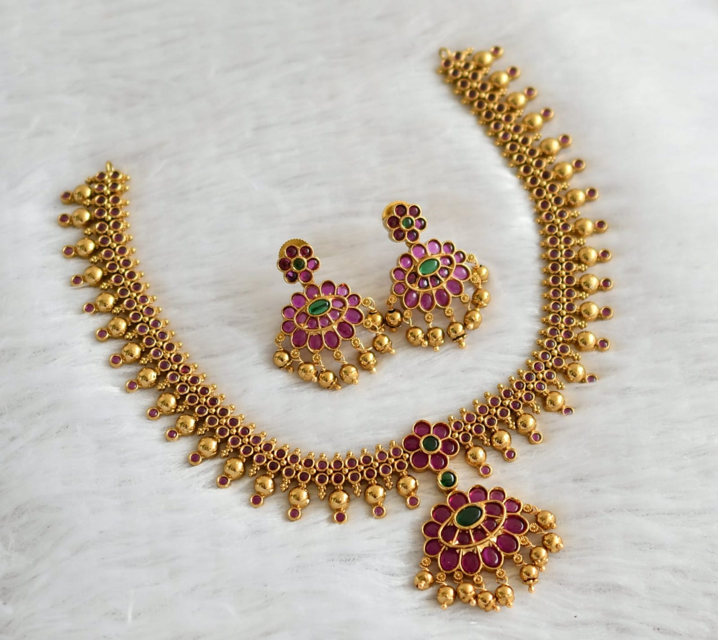 Ruby kemp necklace