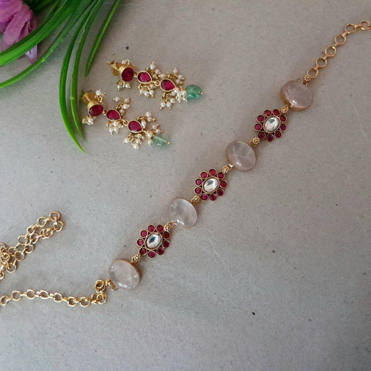 An exclusive Gorgeous Jadau kundan Choker set