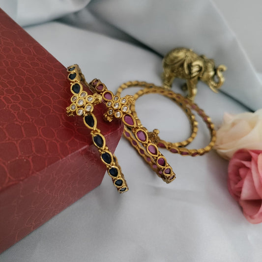 Kemp stone floral bangle