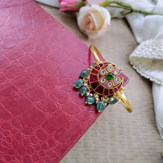 Jadau floral armlet/Bajuband/Vanki