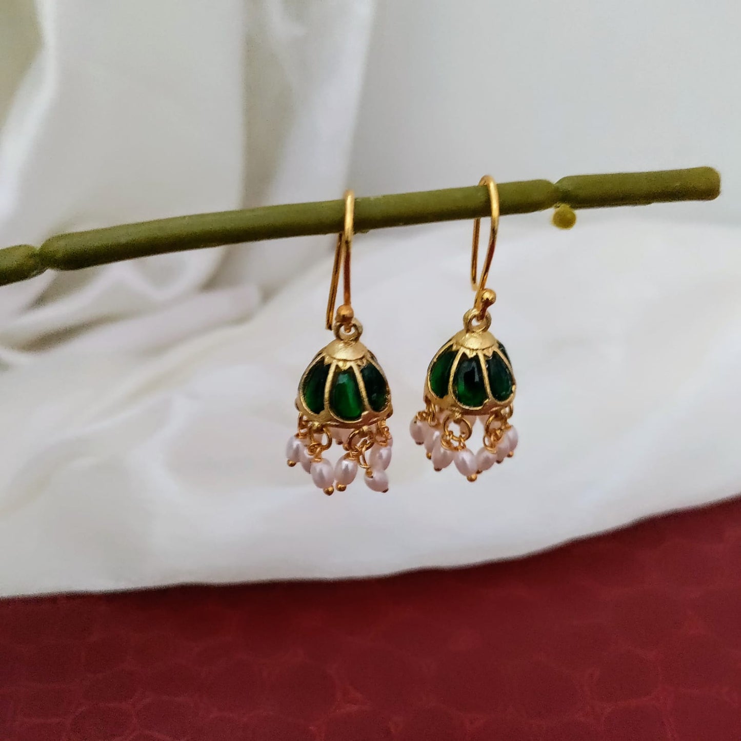 Small Jadau kundan Jumkha