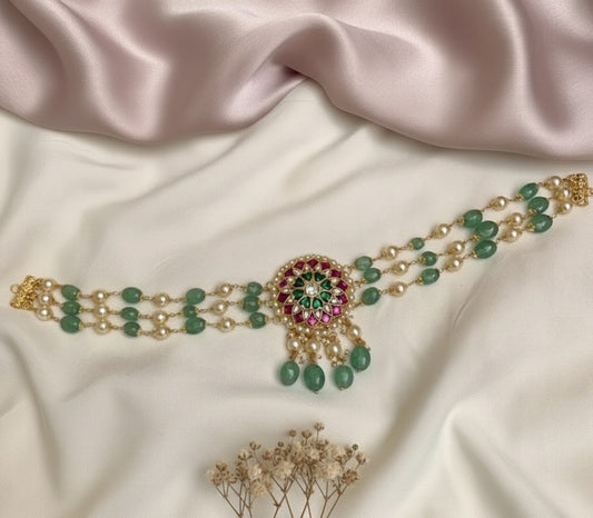 3 Layered Jadau kundan choker