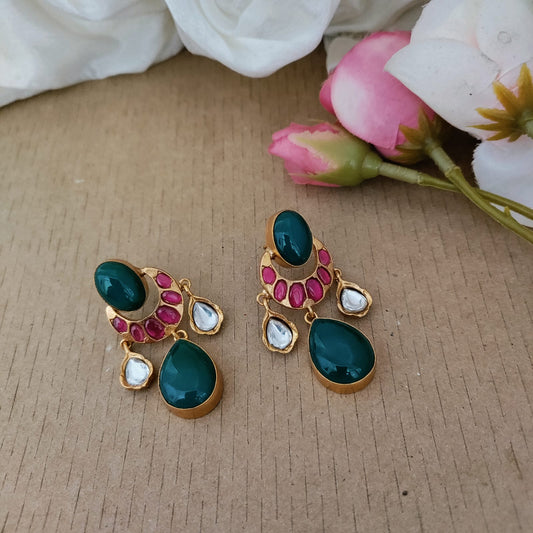 Baali earing with Stone drop