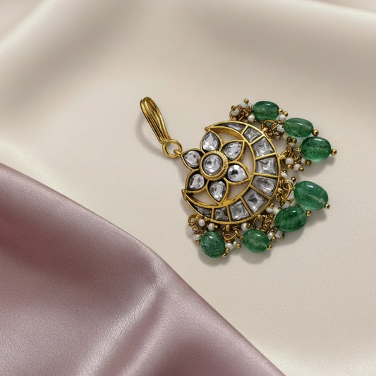 Jadau Kundan Maang Tikka