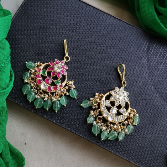 Jadau Kundan Maang Tikka