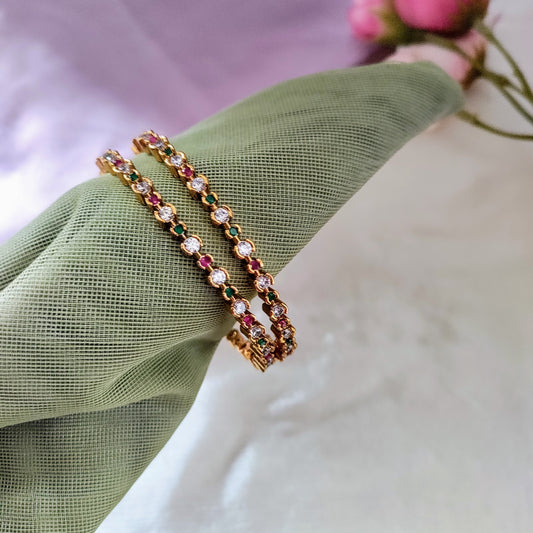 Multi kemp stone bangle