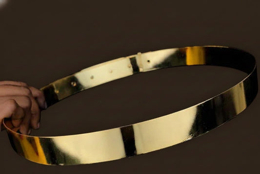 Hip belt plain golden