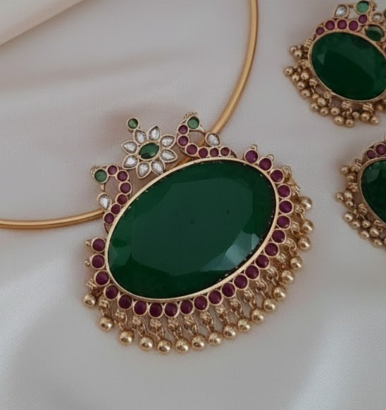 Kemp Fusion pendant Hasli set - Green