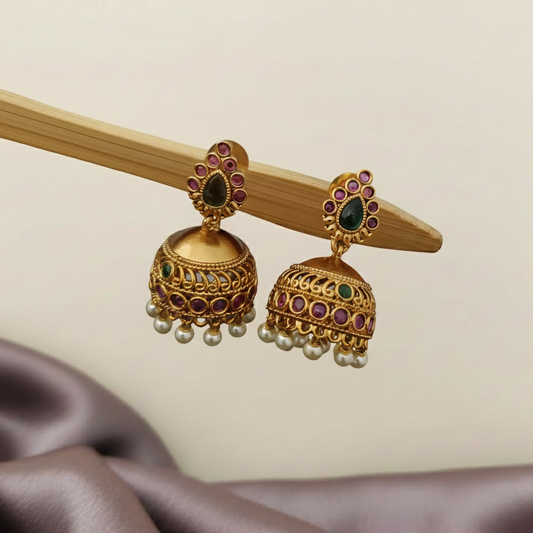 Kemp jumkha with drop stud