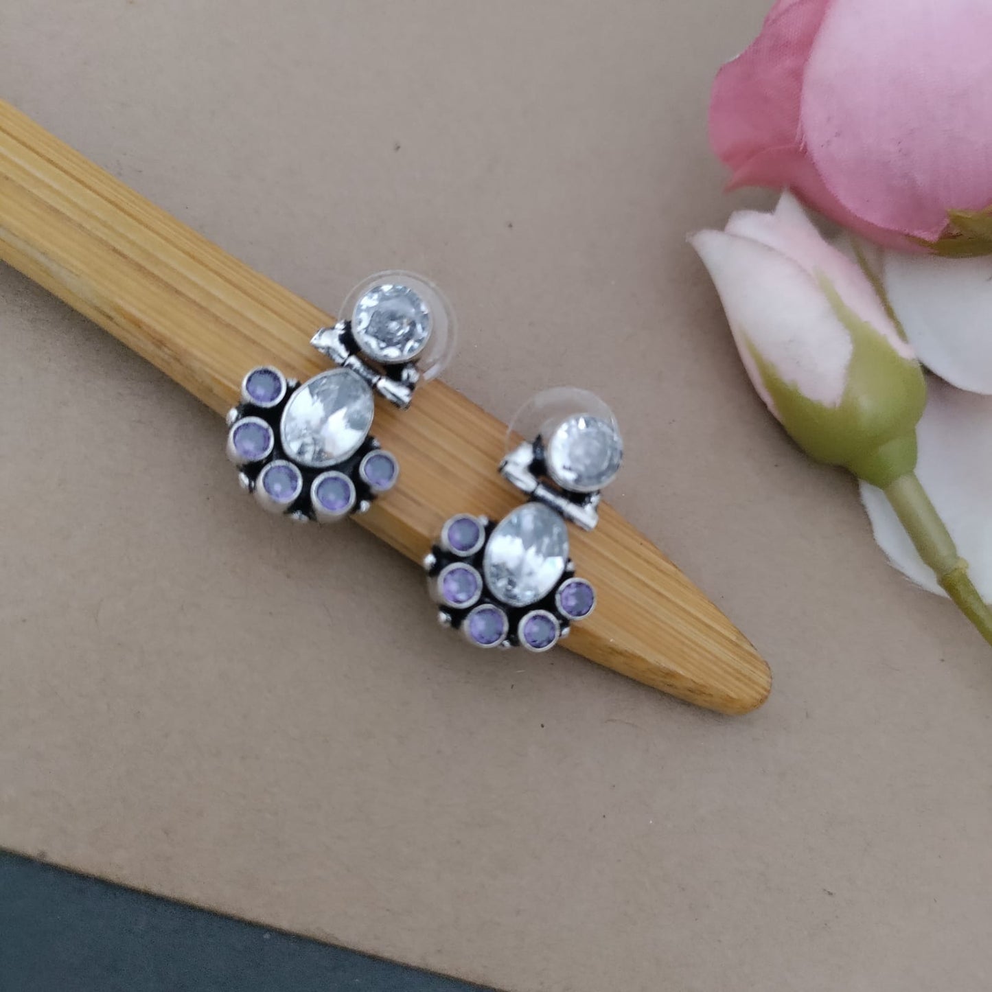 Stone earring Dangler