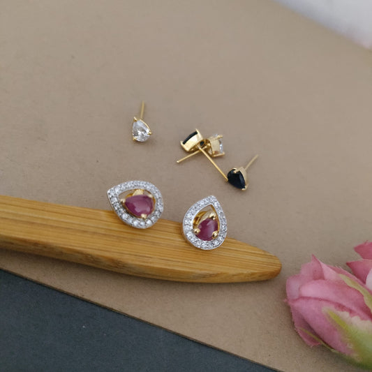 Changeable AD Stone earring