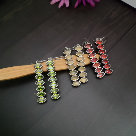 Long Stone earring