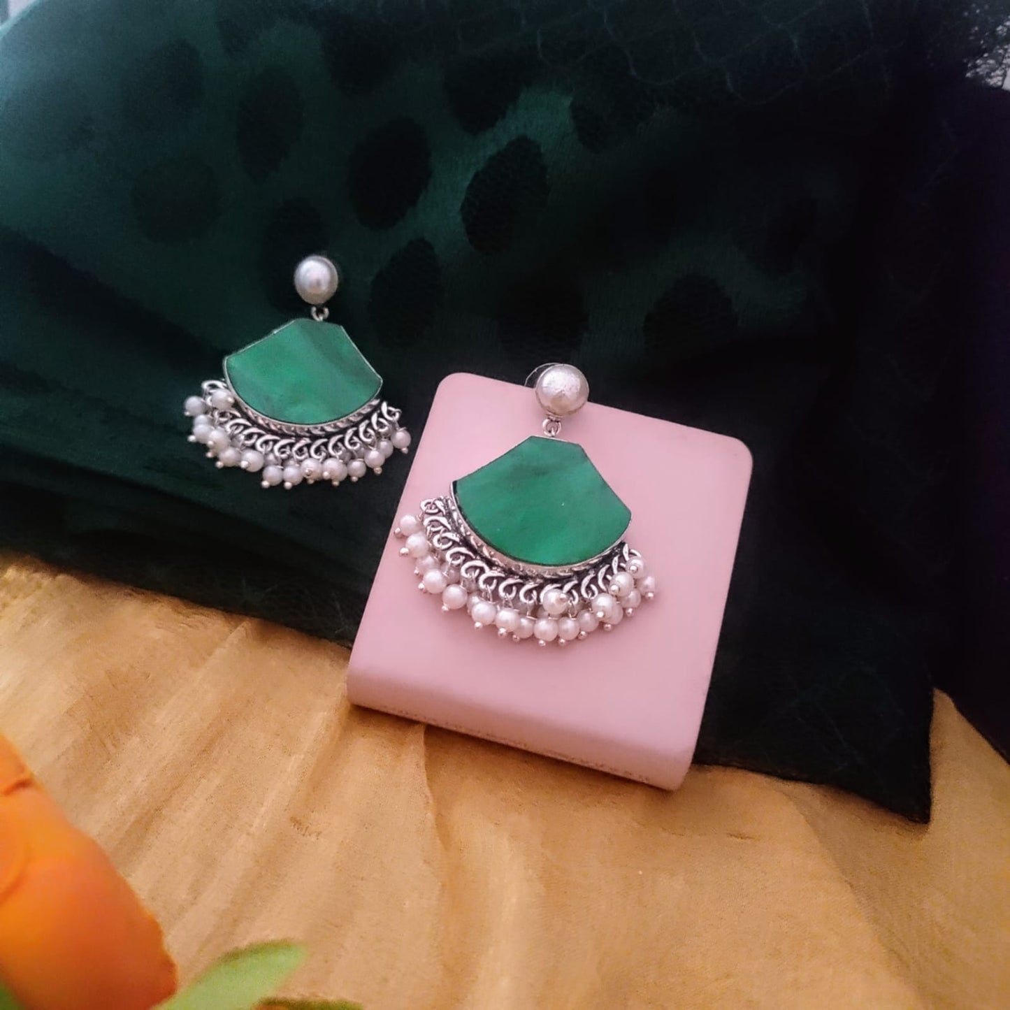 Shell Stone earring