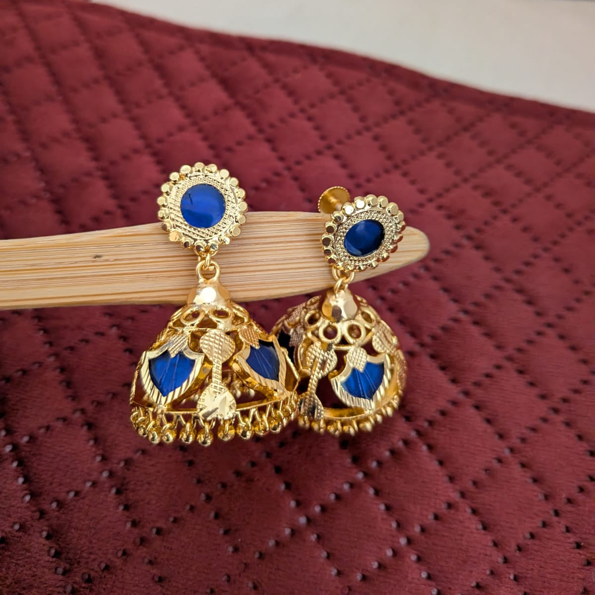Microplated Palaka Jhumkas