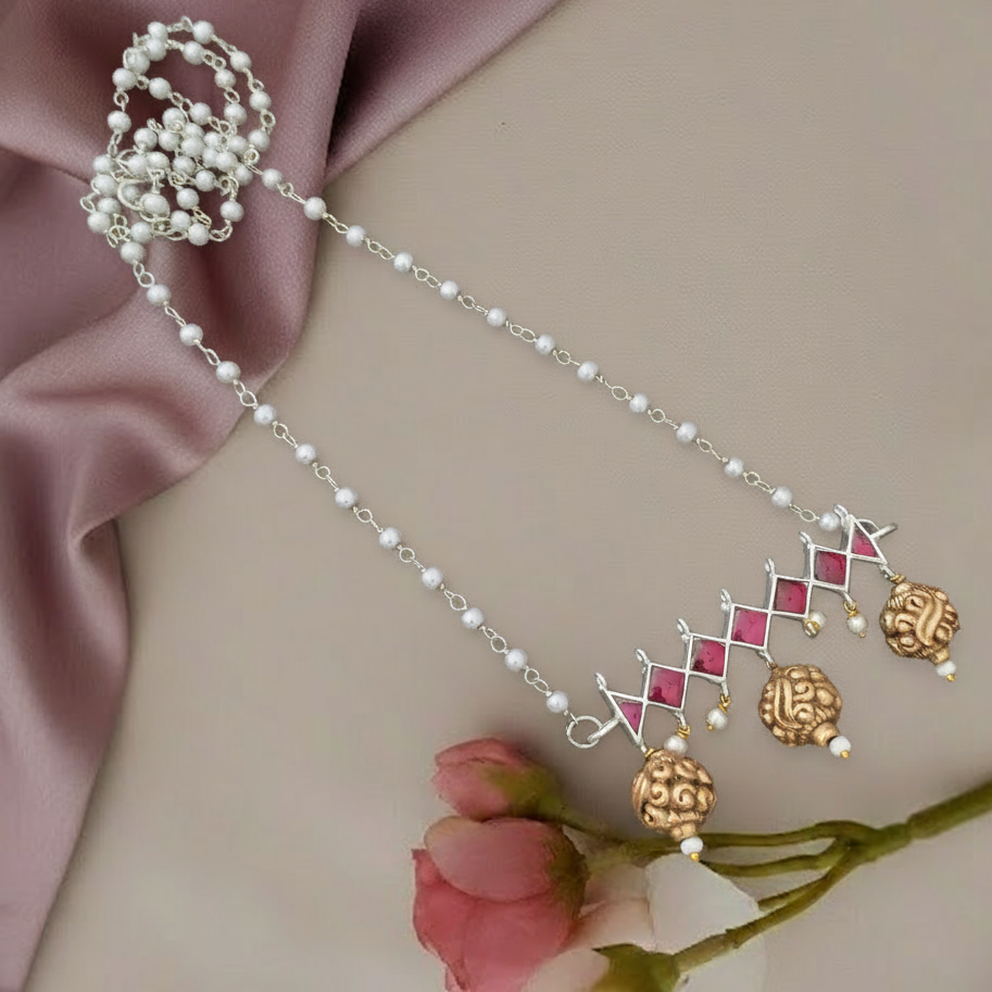 Long jadau chain
