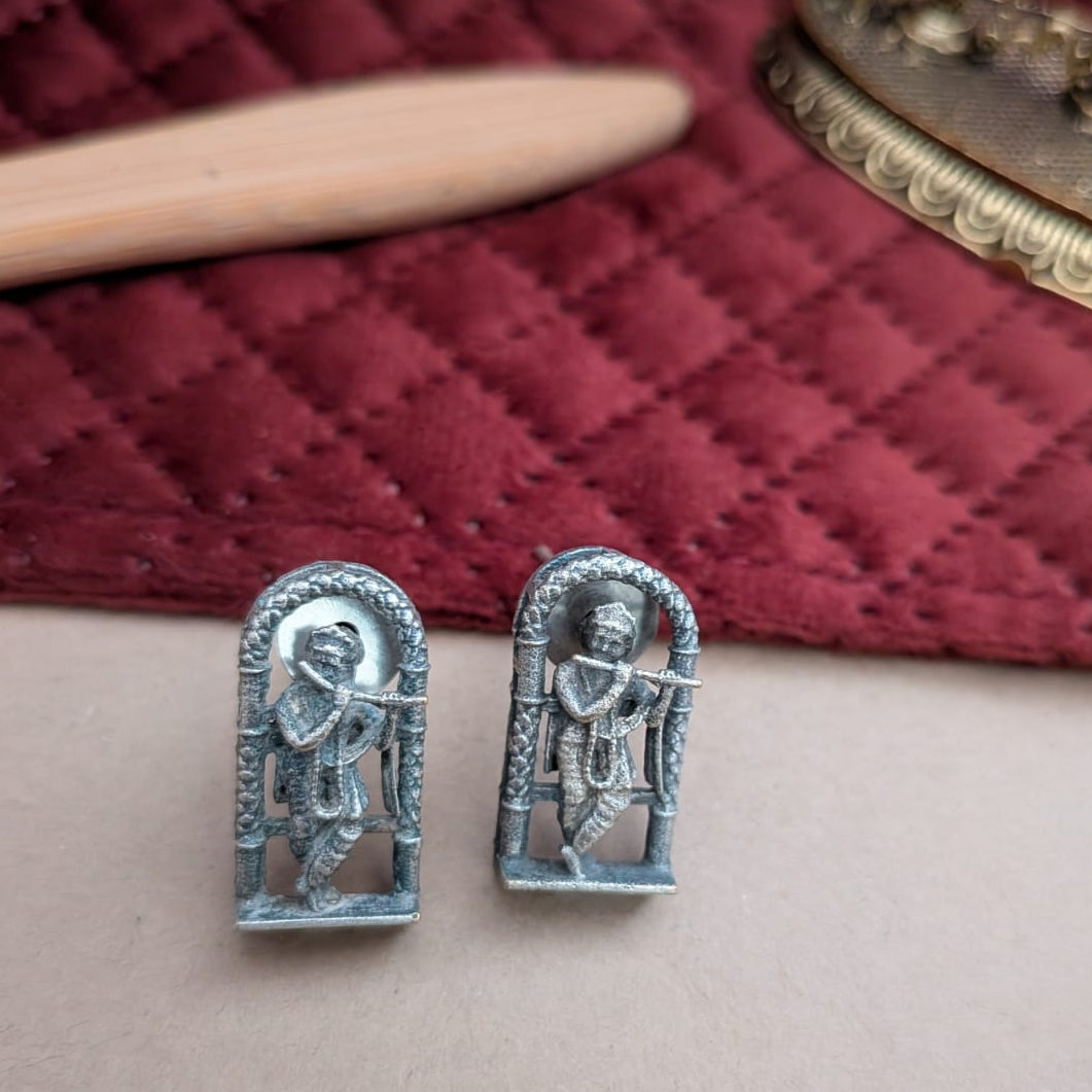Krishna Temple Arch Stud Earring