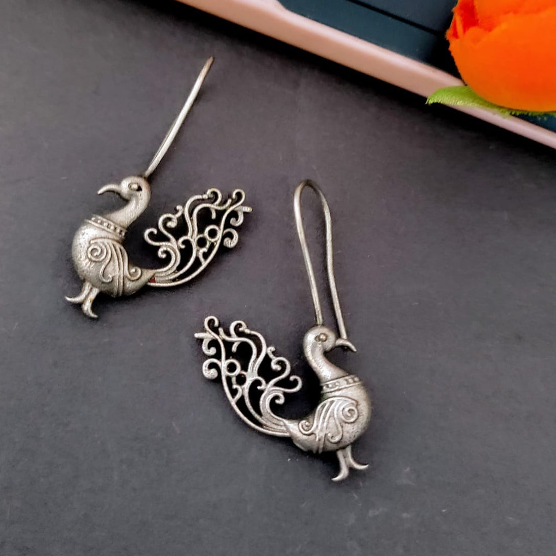 Peacock Drop Earring