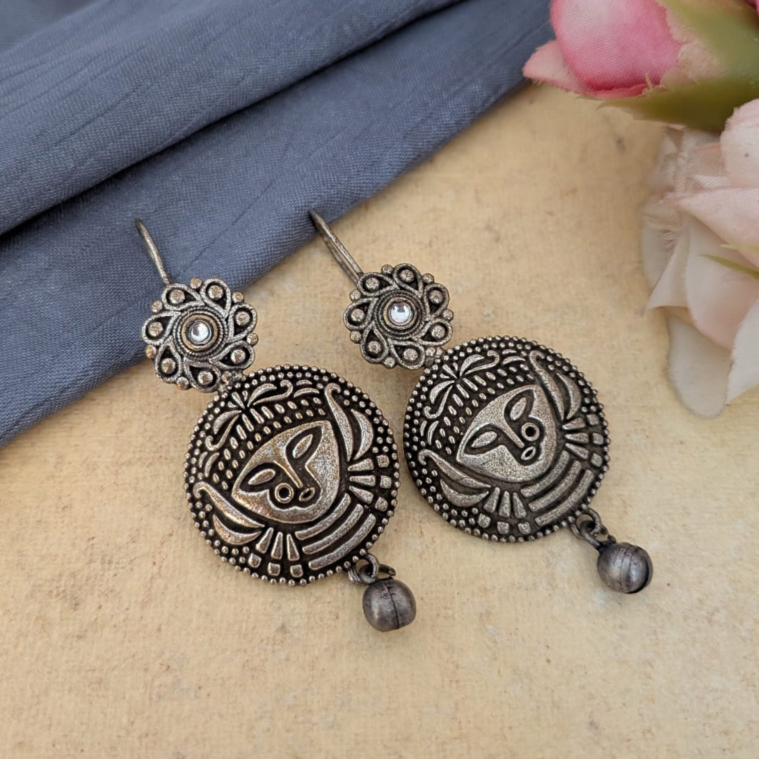 Tribal Face Earring