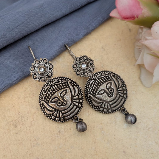 Tribal Face Earring
