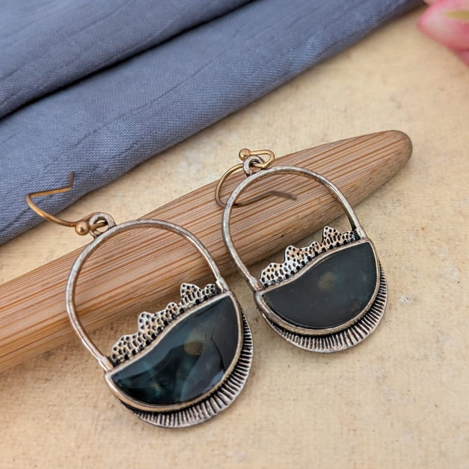 Emerald Horizon Earring