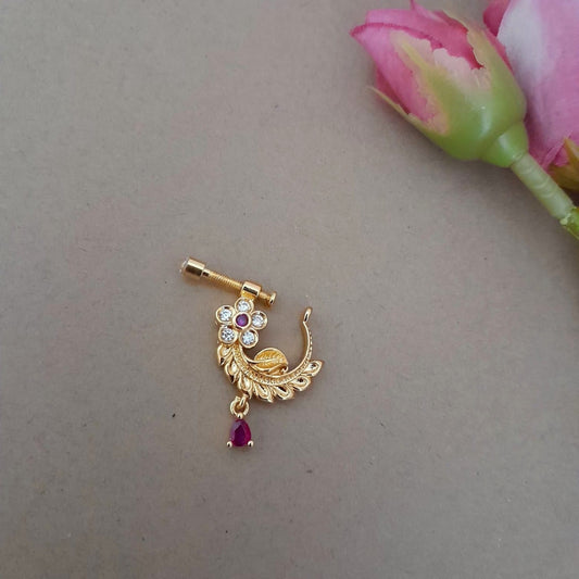 Round simple nath nosepin