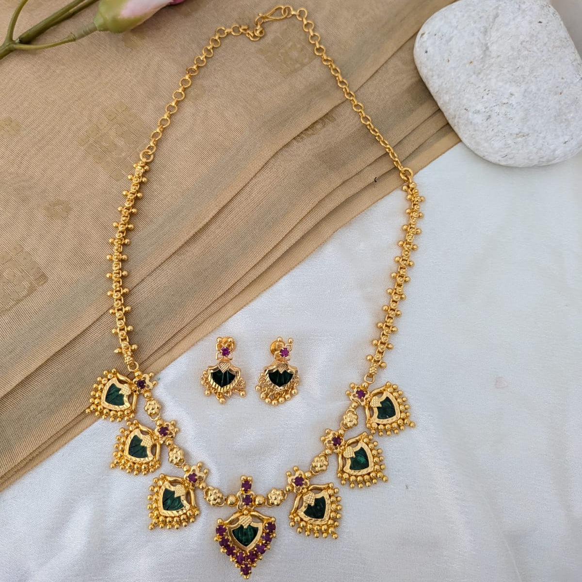 Necklace - Traditional kerala palakka chain