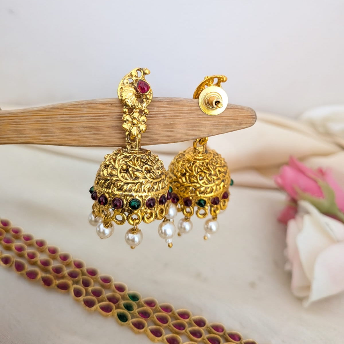 Long Bridal necklace set