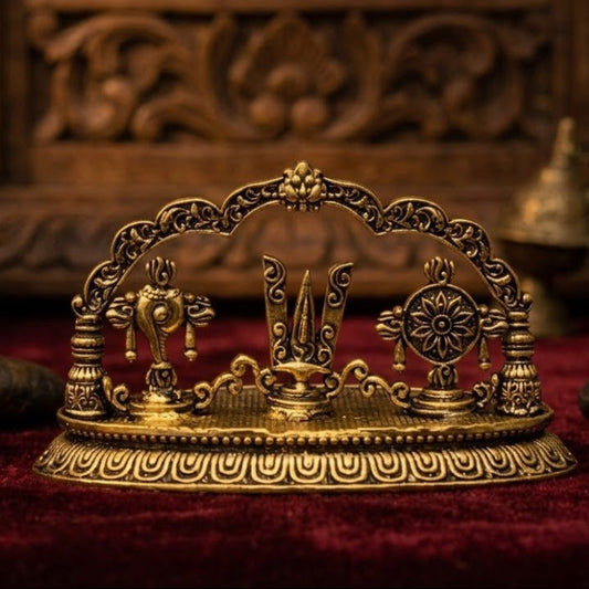 Brass Lakshmi pendant