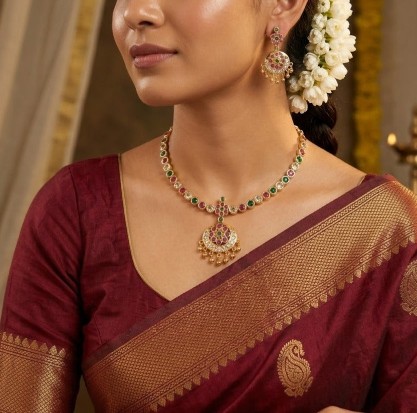 Timeless traditional Kemp adigai multi
