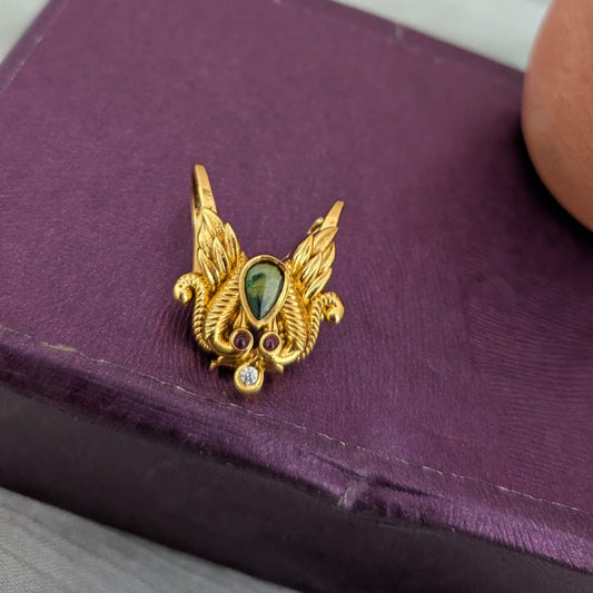 Neli  peacock design Finger ring