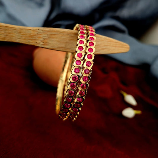 Impon Stone bangles
