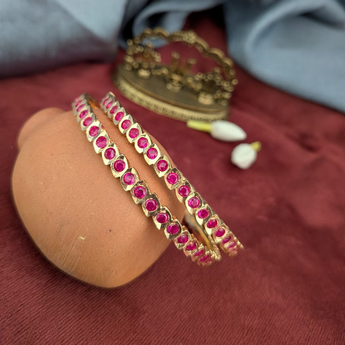 Impon Stone bangles