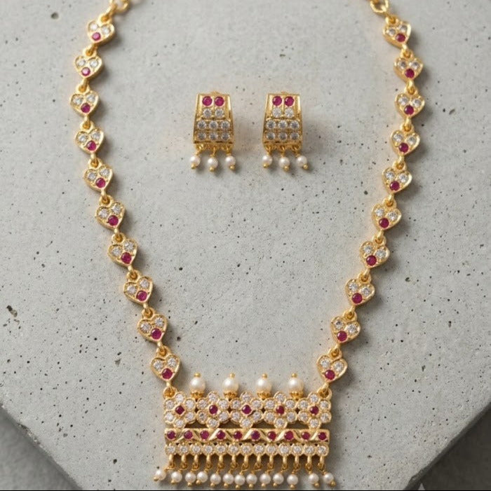 Microplated Impon  Necklace