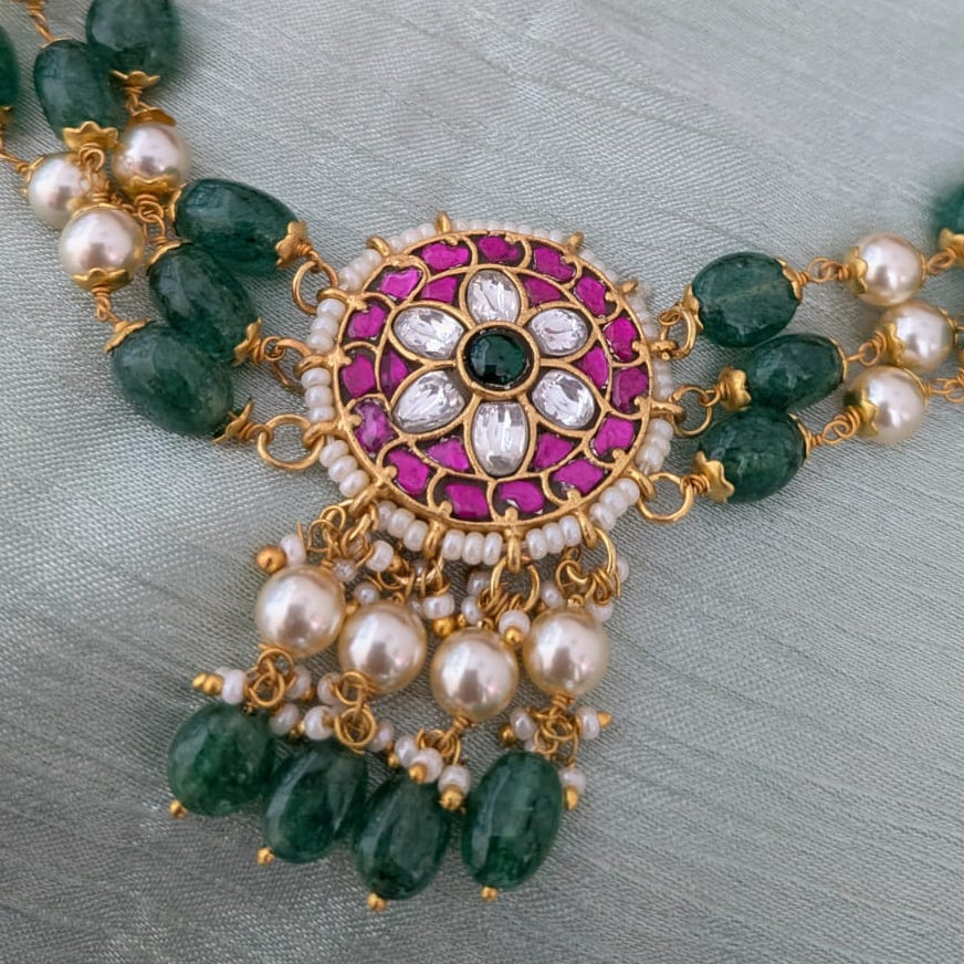 3 Layered Jadau kundan choker
