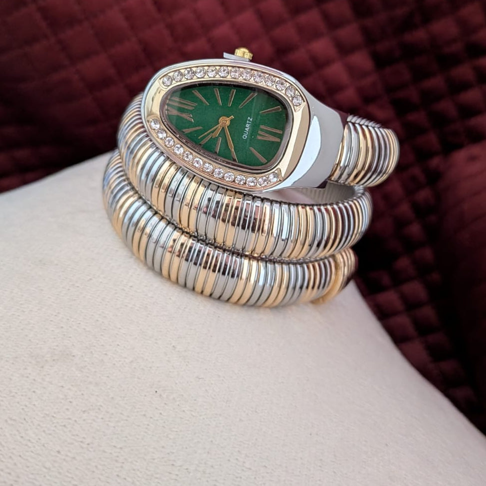 Spiral AD  stone watch