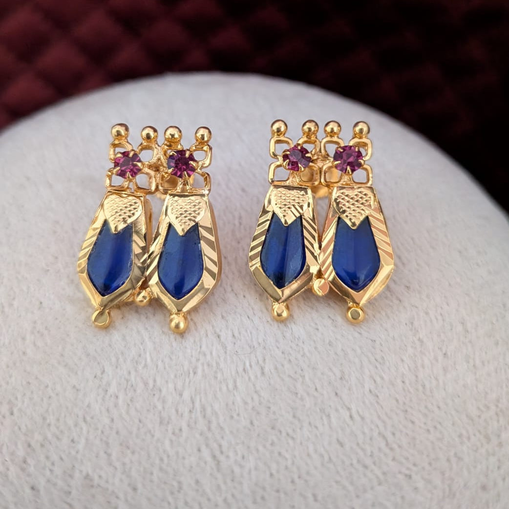 Kerala Microplated Nagapada Stud