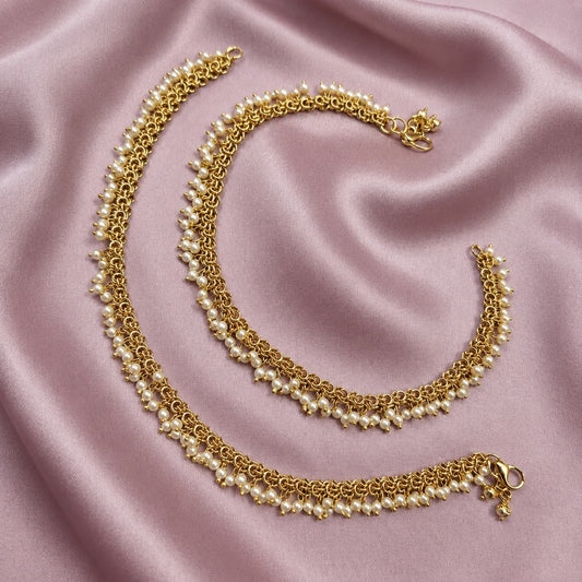 pearl anklet