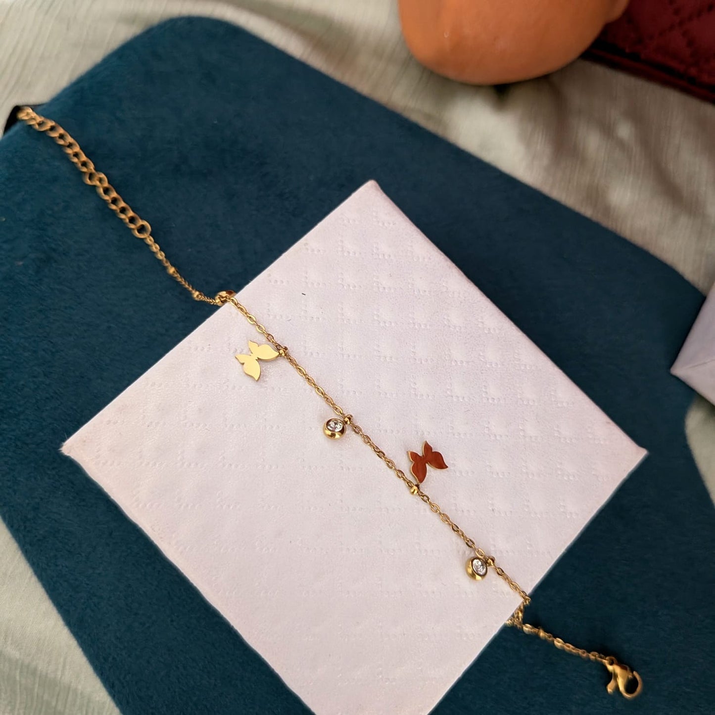 Butterfly  design Anti-tarnish bracelet