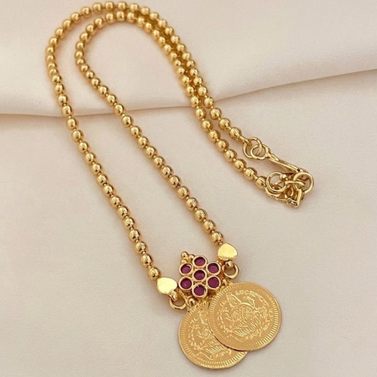 2 Coin necklace set