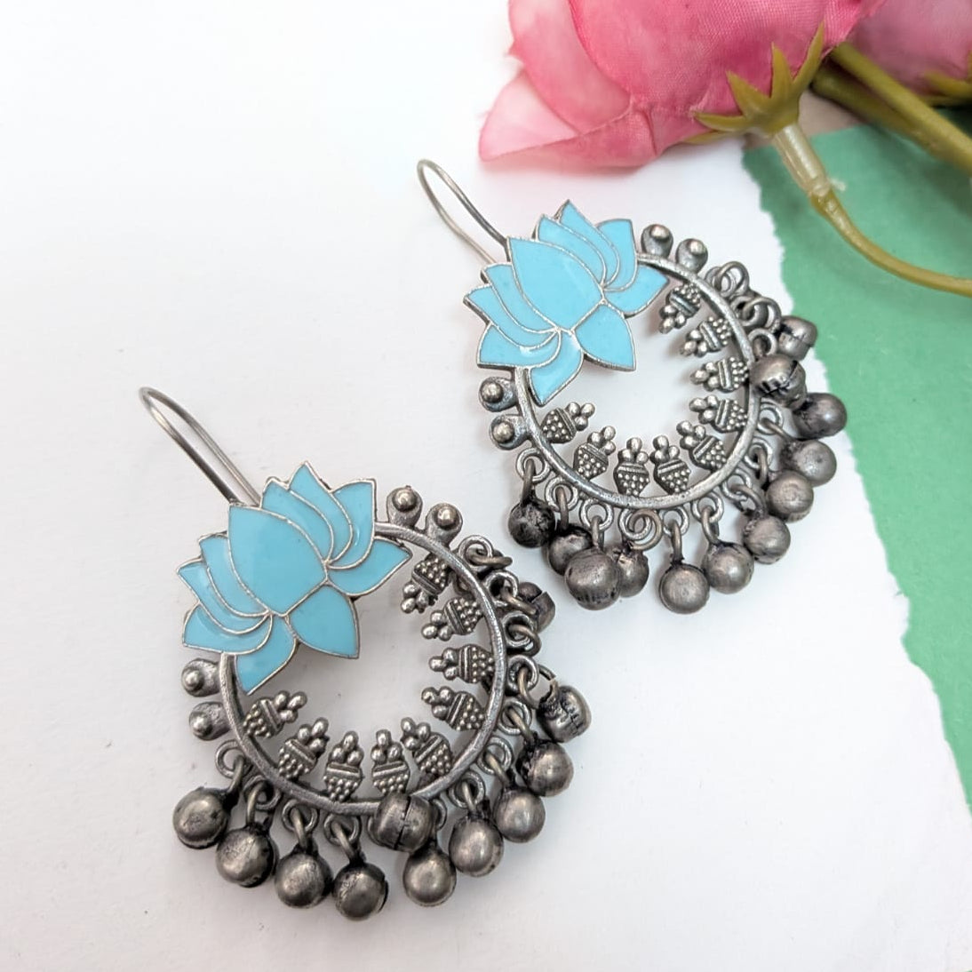 Lotus Hook Earing