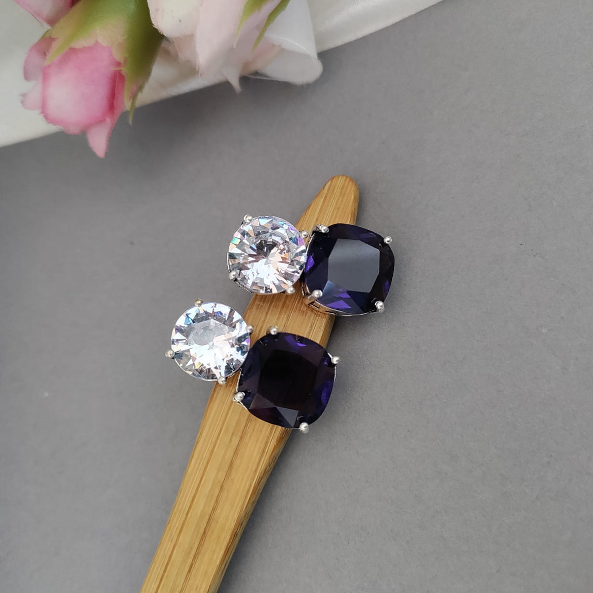 2 Stone earring