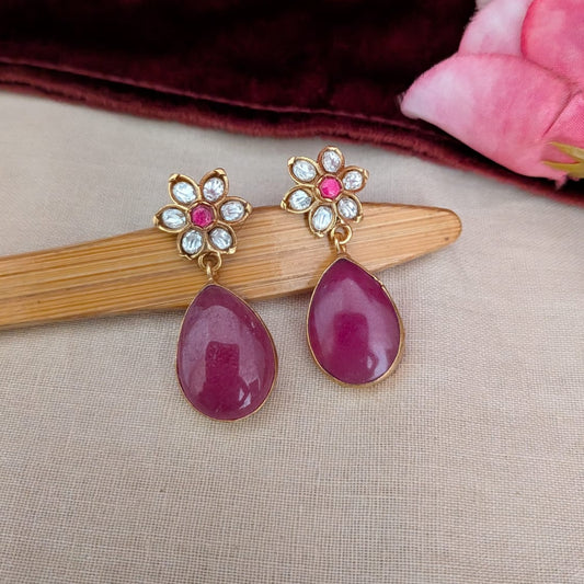 Semiprecious Stone Earring