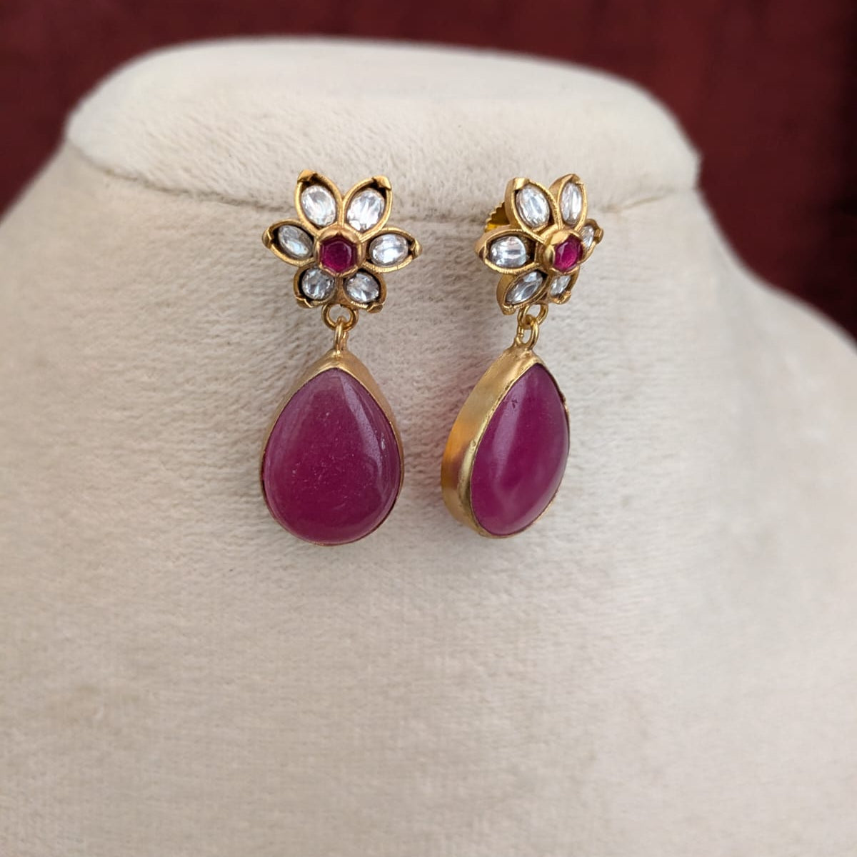 Semiprecious Stone Earring