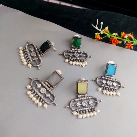Stone earring