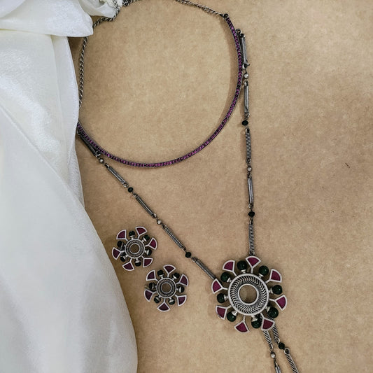 Shayagram replica Silver Replica chain set
