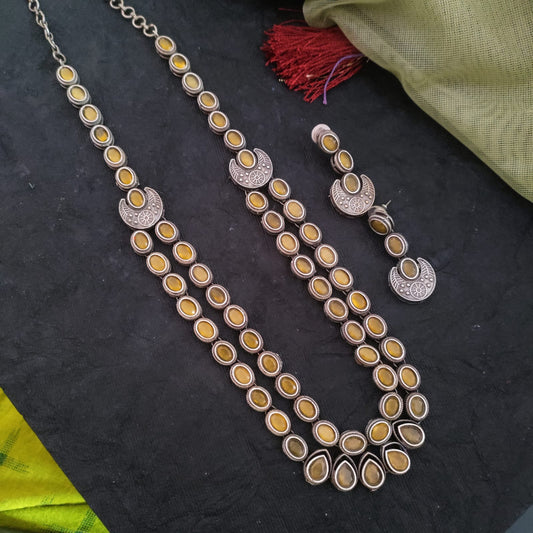 Sla 2 Line Stone chain Set