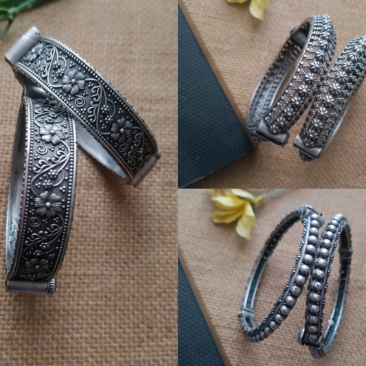 Silver replica Bangle - Screw type