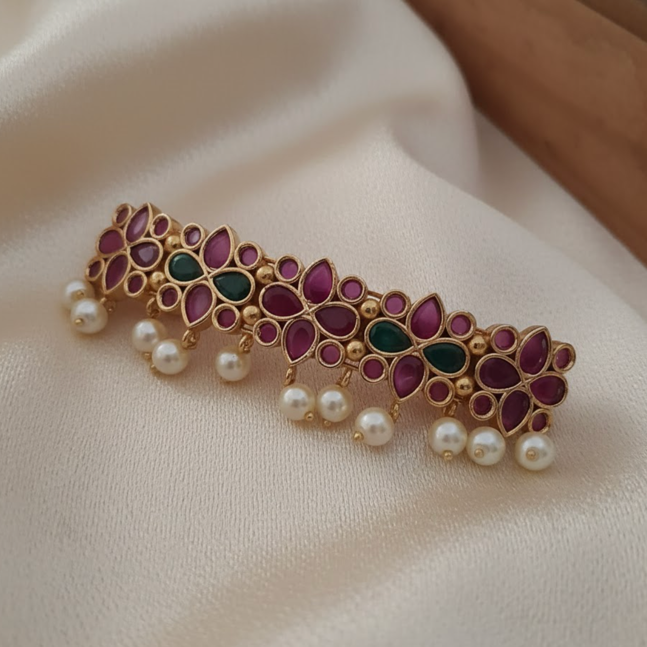 Kemp stone hair clip